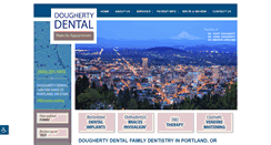 Desktop Screenshot of doughertydental.com